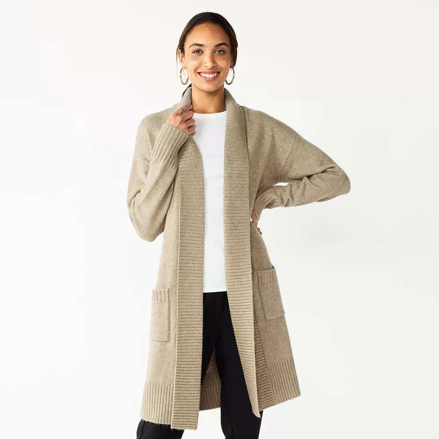 Clothing * | Women'S Nine West Shawl Collar Cardigan