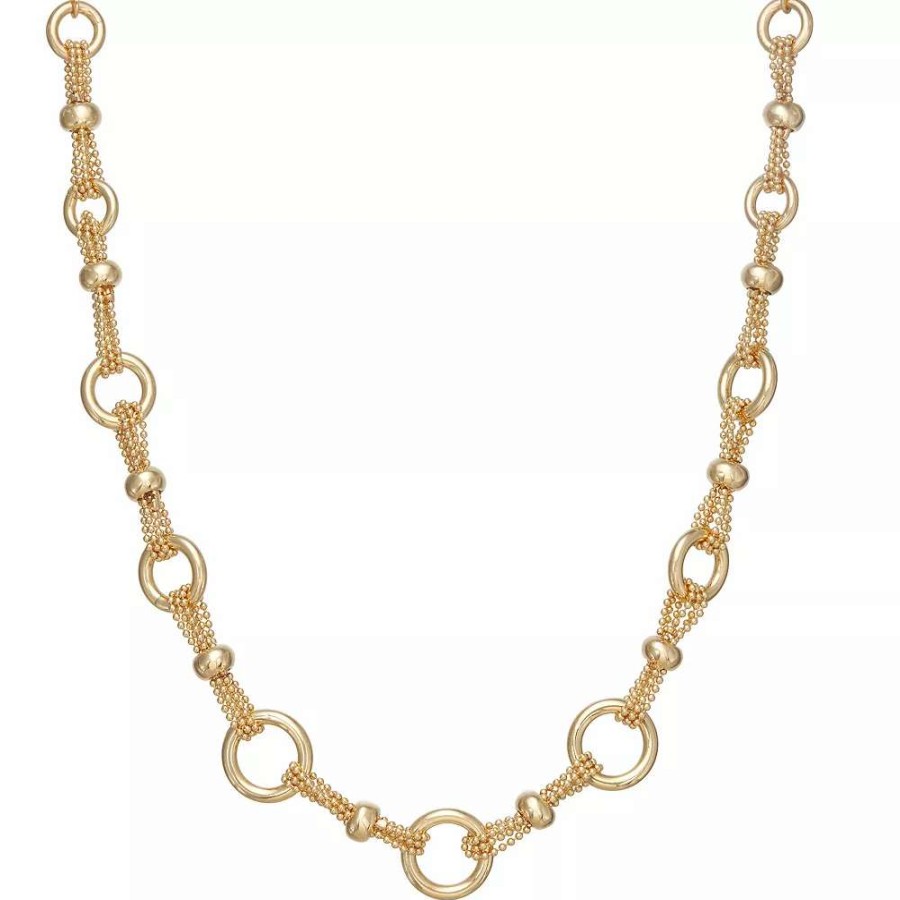 Jewelry * | Napier Gold Tone Enchanted Collar Necklace