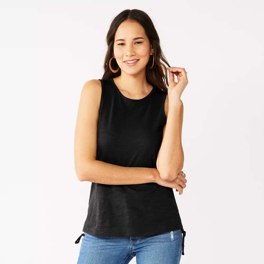 Clothing * | Women'S Nine West Ruched Side Tank