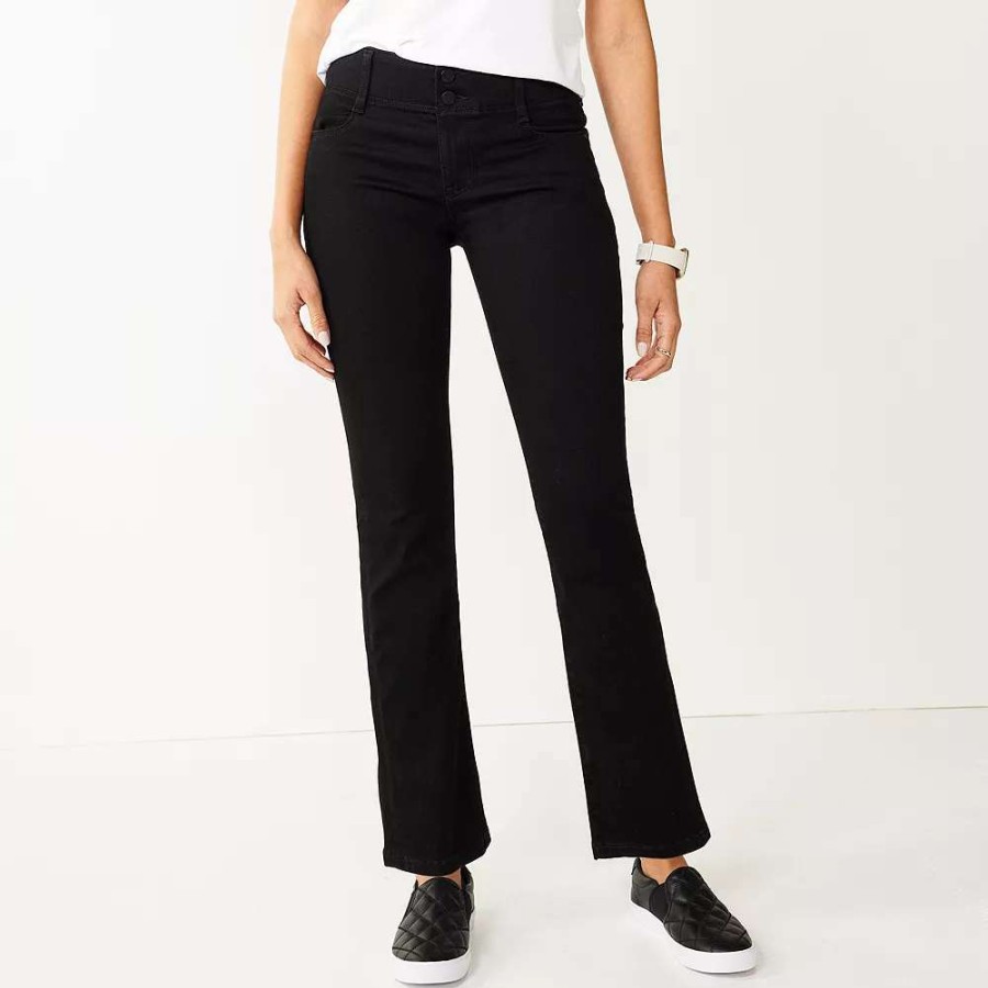 Clothing * | Women'S Nine West Tummy-Control Bootcut Jeans