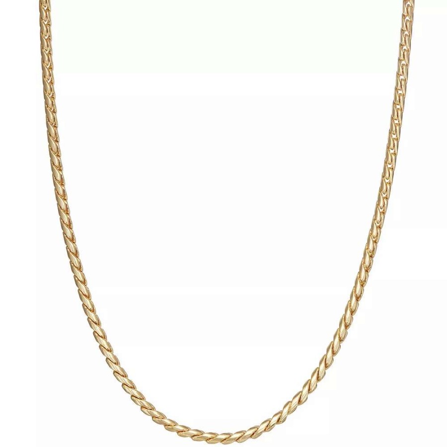 Jewelry * | Nine West Gold Tone Twisted Collar Necklace