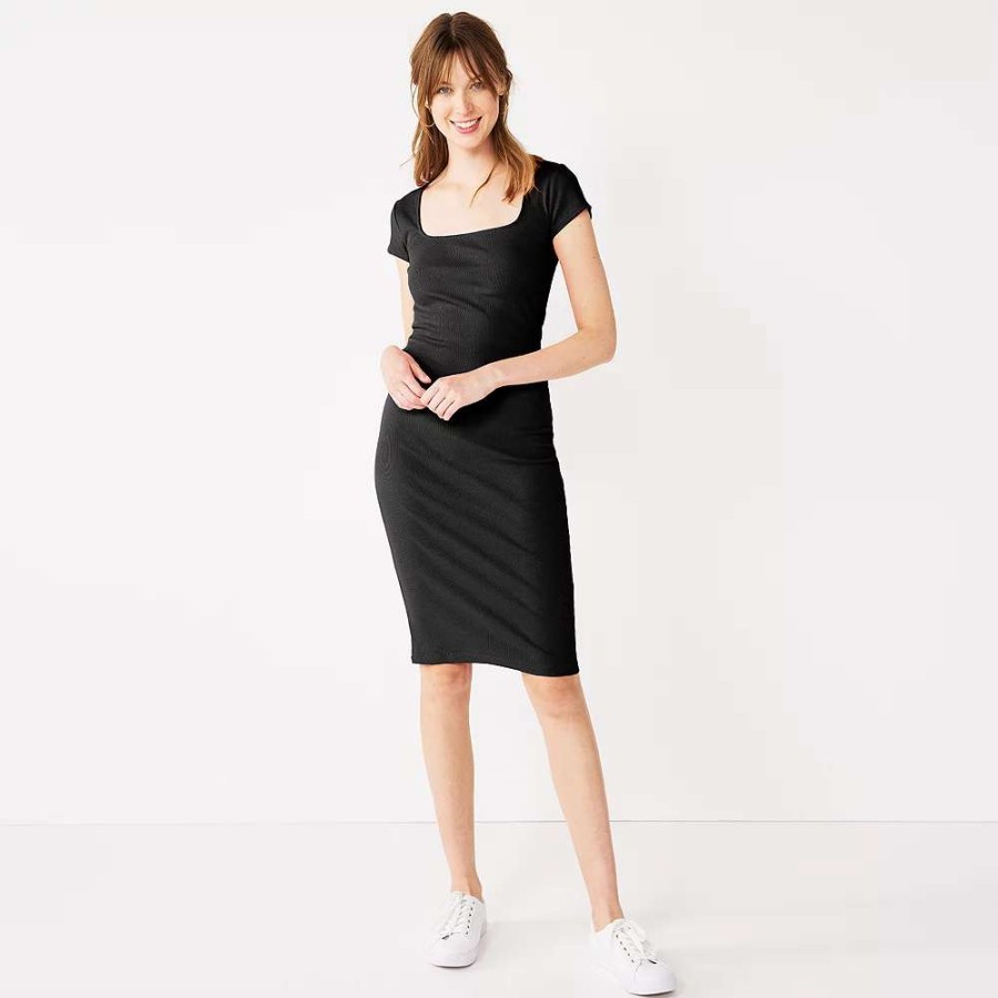 Clothing * | Women'S Nine West Cutout Bodycon Dress