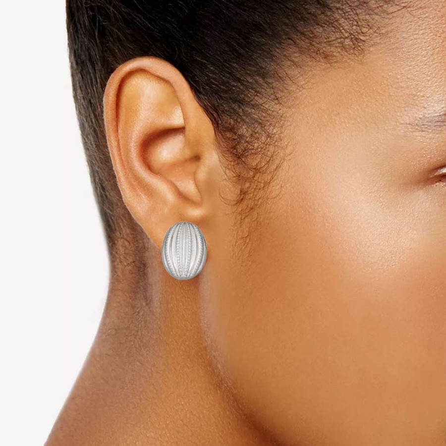 Jewelry * | Napier Edge Stud Earrings