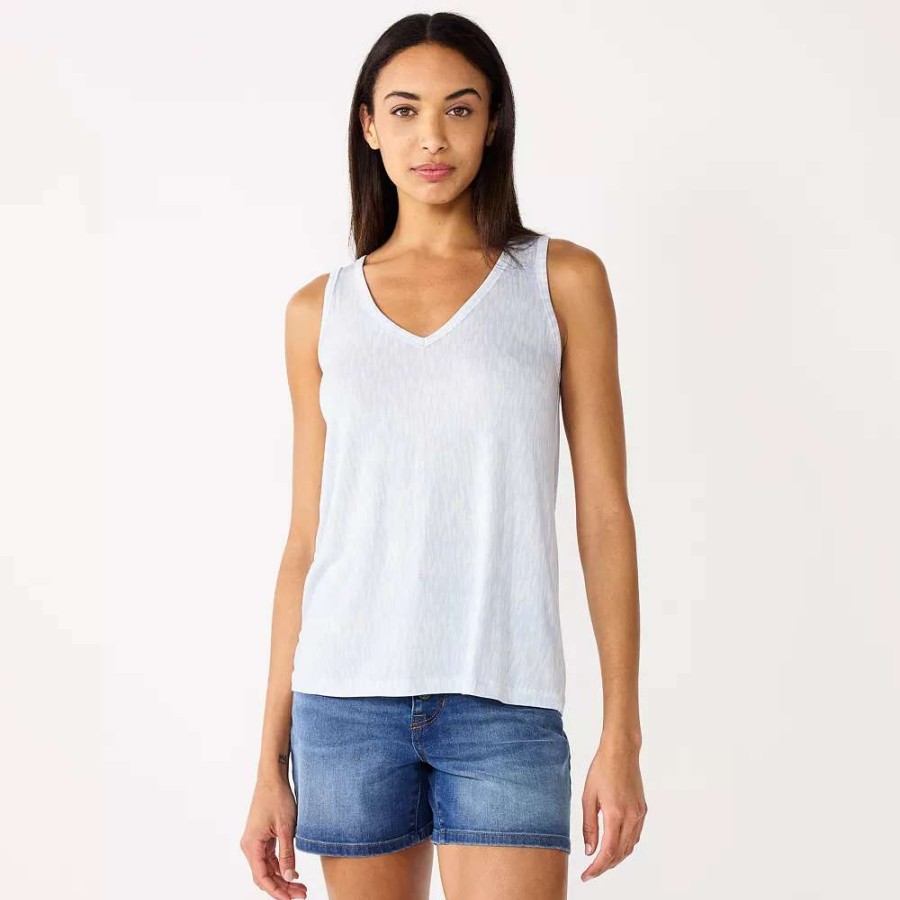 Clothing * | Women'S Nine West Easy V-Neck Tank