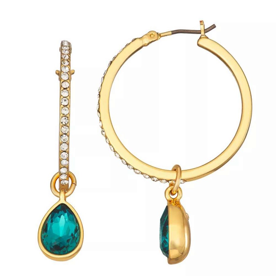 Jewelry * | Napier Social Hoop Earrings