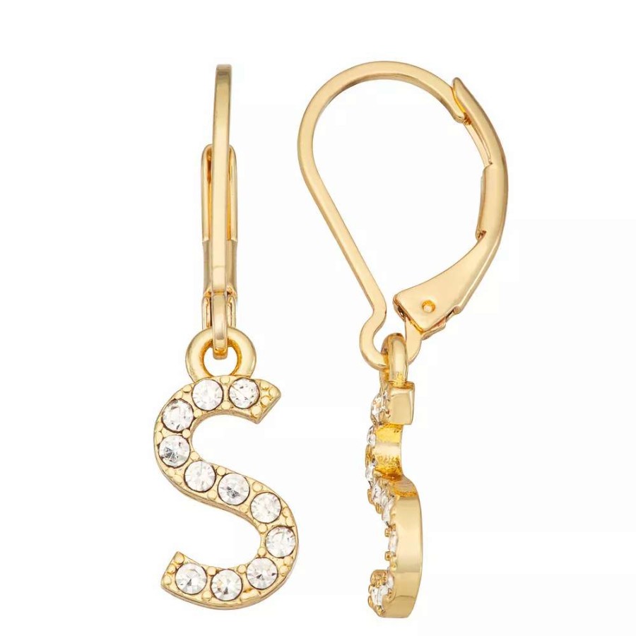 Jewelry * | Nine West Pave Leverback Earrings