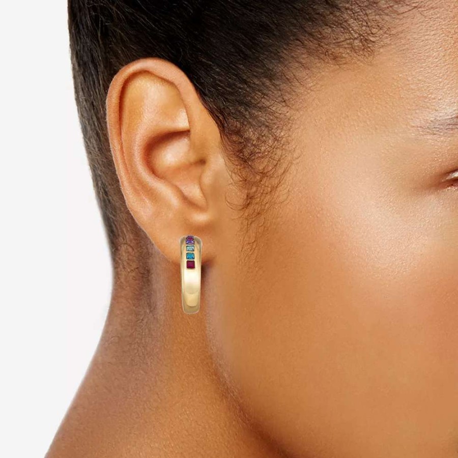 Jewelry * | Napier Social Clip Hoop Earrings