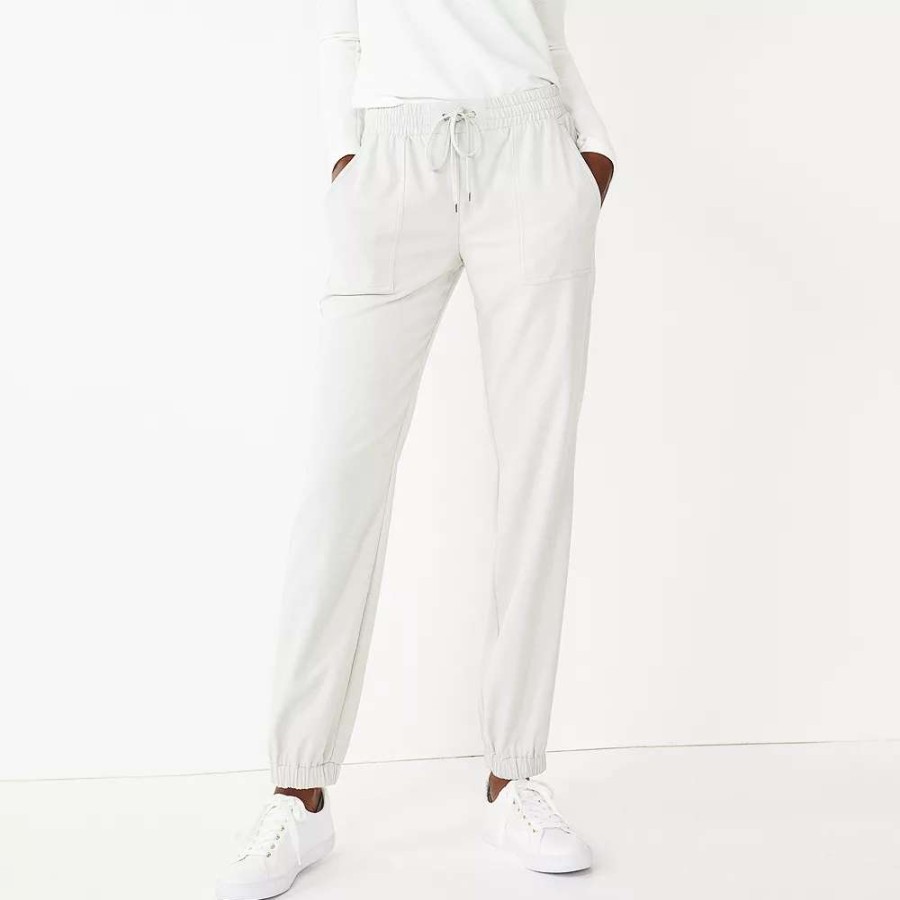 Clothing * | Women'S Nine West Elastic-Cuff Relaxed Jogger Pants