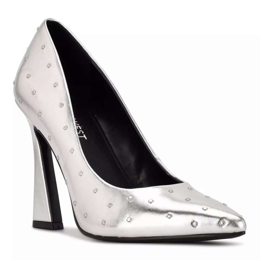 Shoes * | Nine West Trial Women'S Rhinestone Dress Pumps