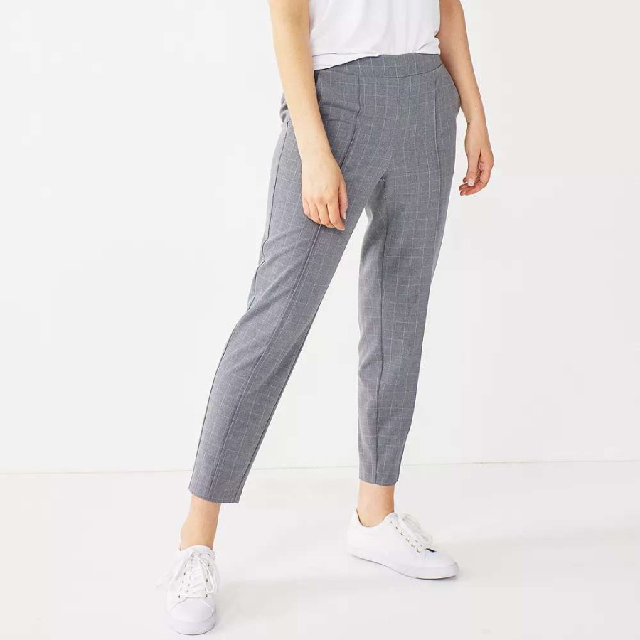 Clothing * | Women'S Nine West Relaxed Crop Pull-On Pants