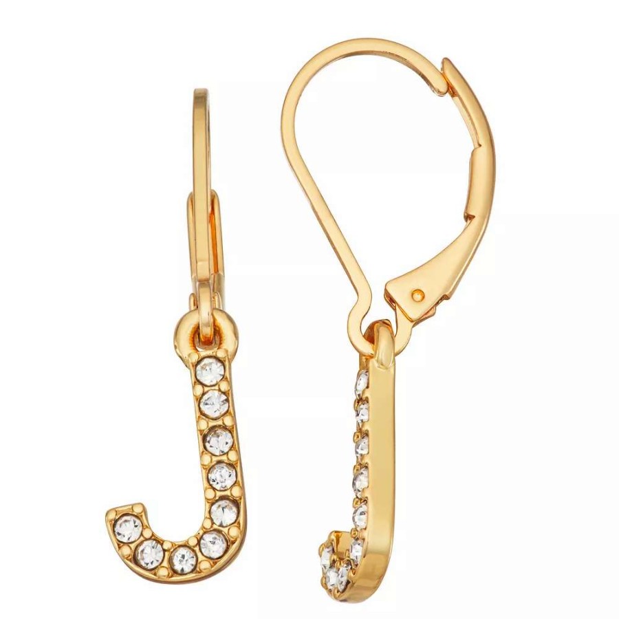 Jewelry * | Nine West Initial "J" Drop Earrings