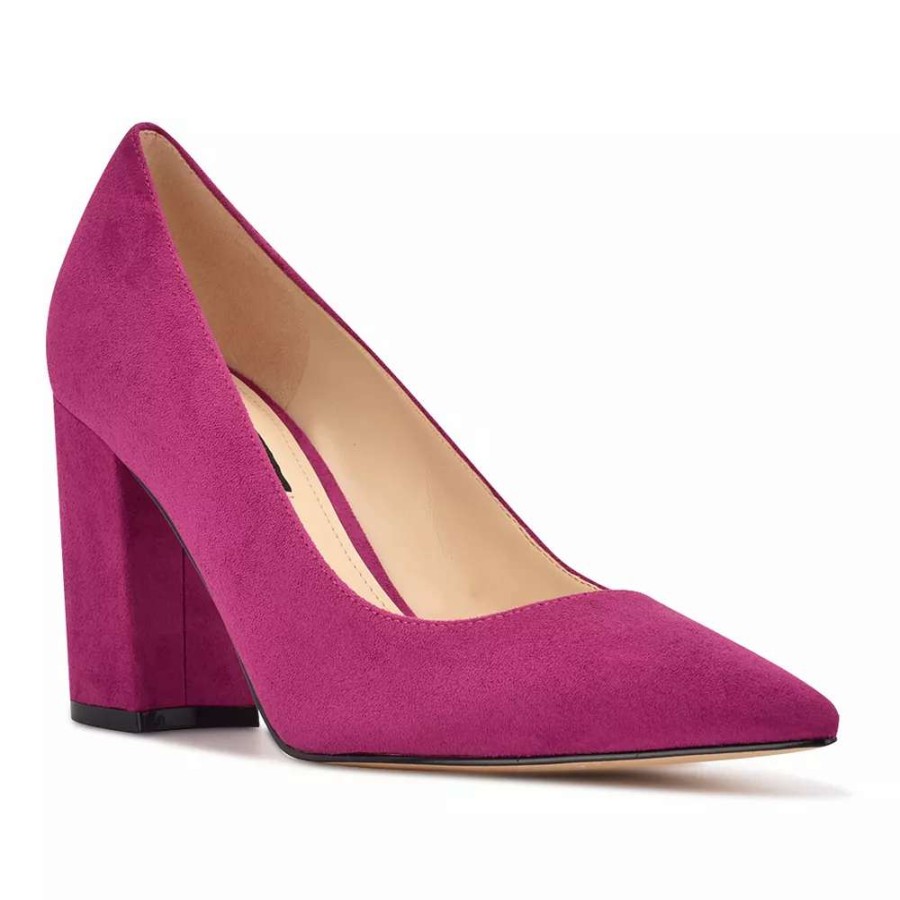 Shoes * | Nine West Cara Women'S Block Heel Pumps