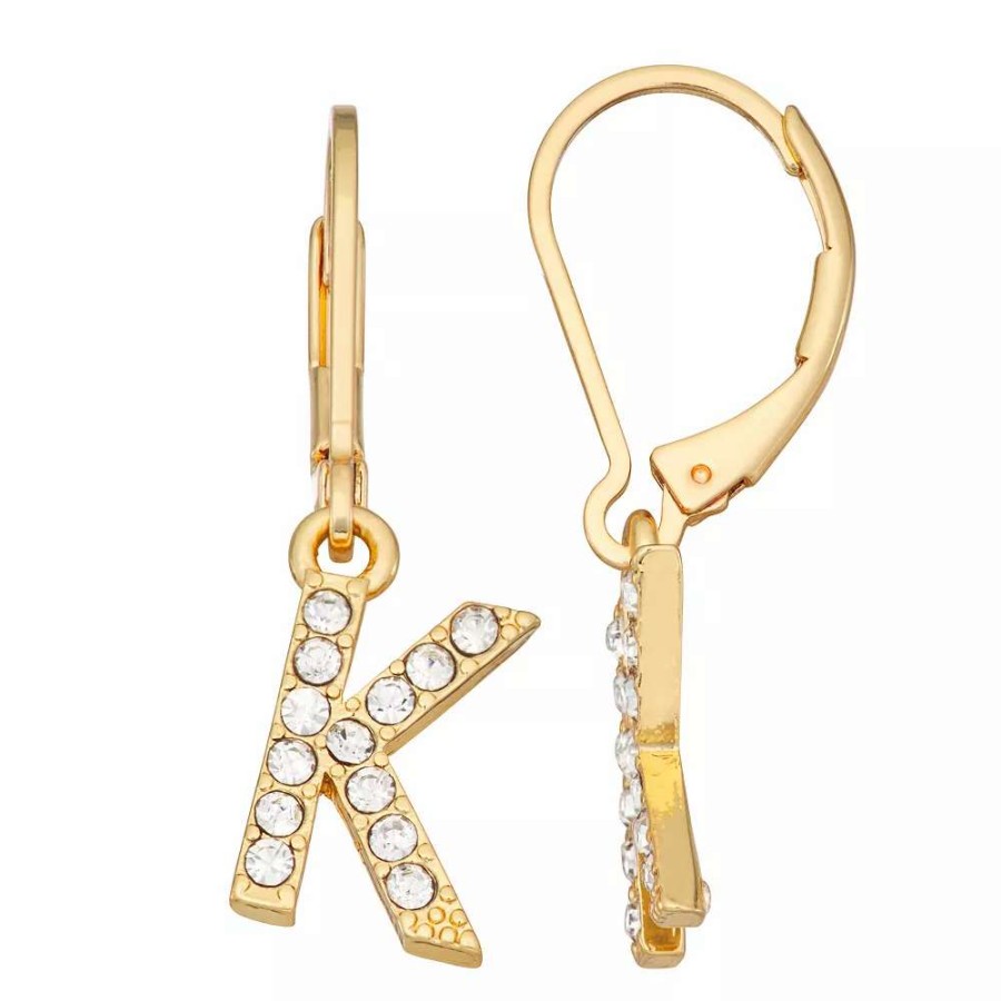 Jewelry * | Nine West Initial "K" Drop Earrings