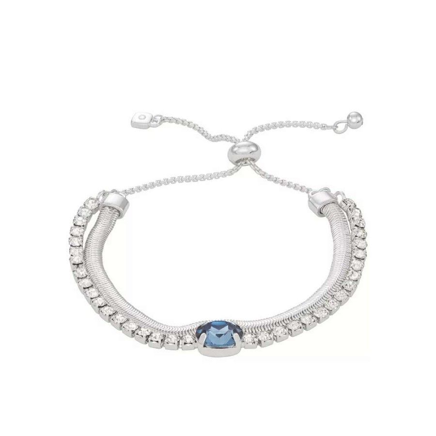 Jewelry * | Nine West Oval Slider Bracelet