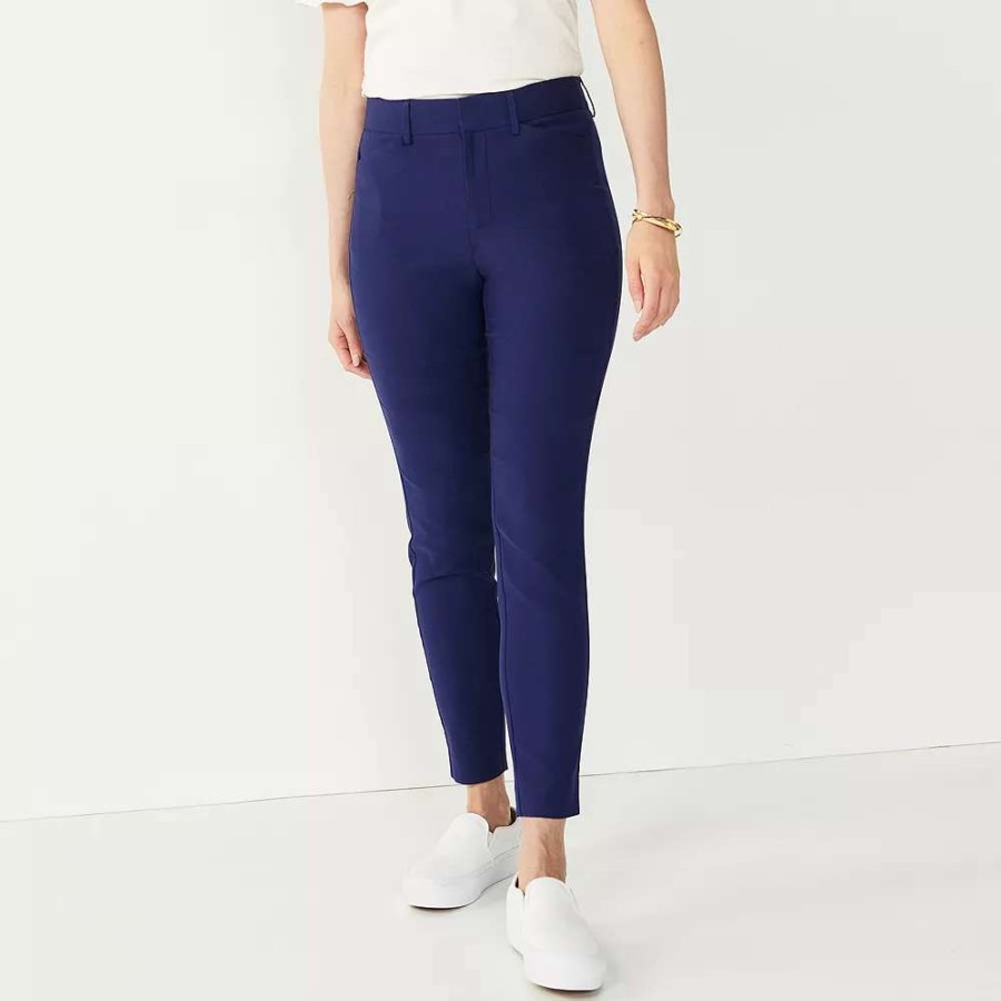 Clothing * | Women'S Nine West Slim Ankle Pants