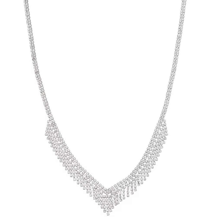 Jewelry * | Napier Dazzle Frontal Necklace